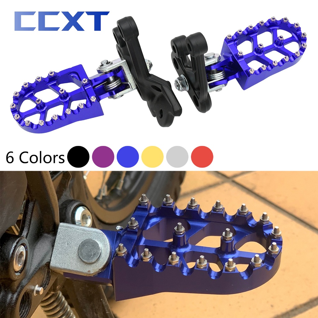 Electric Motorcycle CNC Foot Pegs Rests Pedals Footpegs Bracket For ...