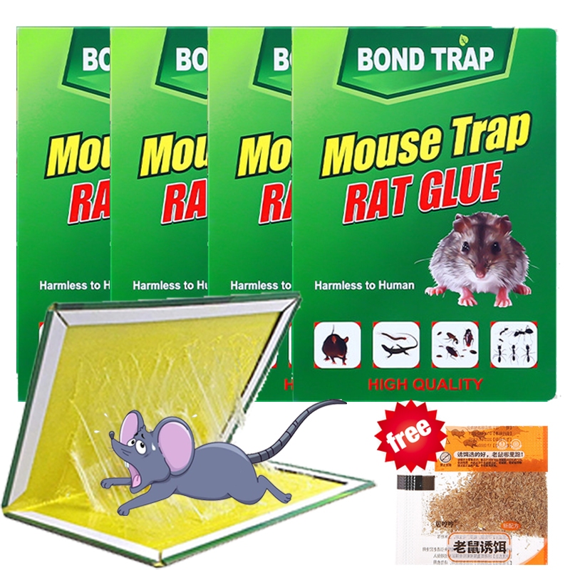 10Pcs/Pack Large mouse glue traps Sticky rat rodent glue board Bait ...