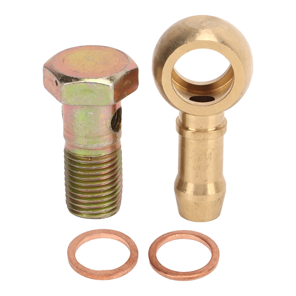 LMC M12 X 1.5mm Banjo Bolt Fitting Kit With 2 Washers Aluminum Alloy Banjo Brake Fitting Adapter For Car Shopee Philippines