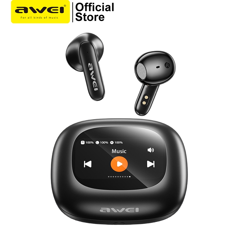 Awei TP97 Touch Screen Earphone Bluetooth Wireless Earbud Heavy