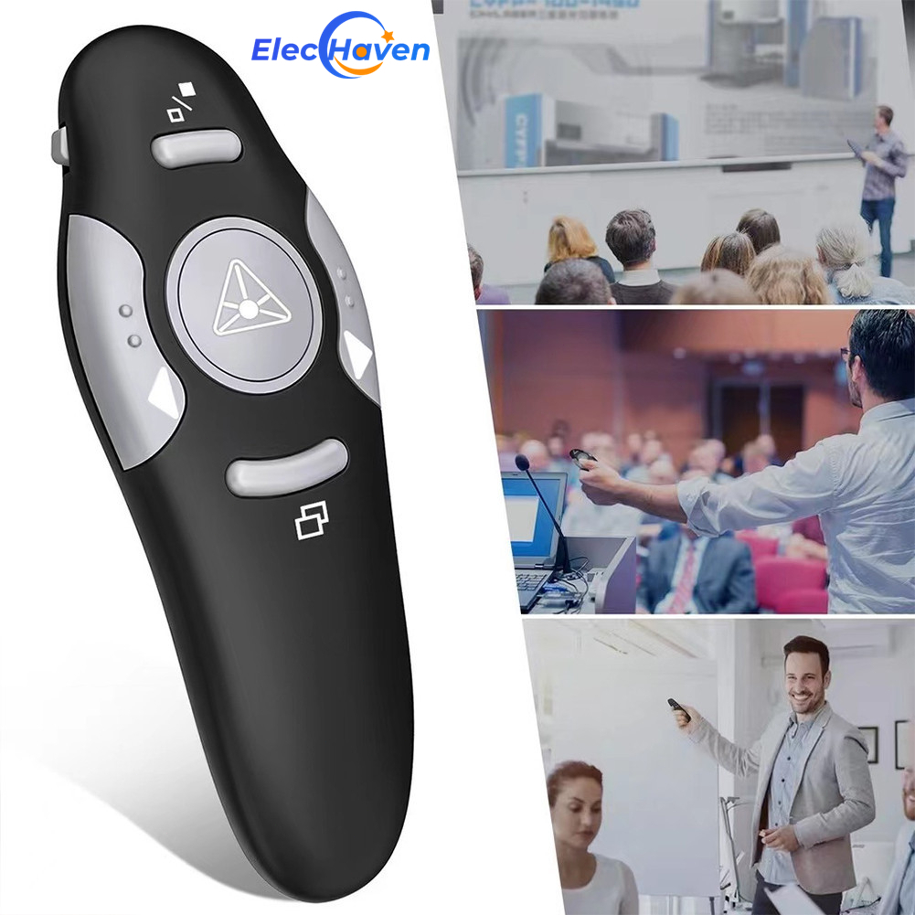 2.4GHz Wireless Presenter Remote Presentation USB Control PowerPoint ...