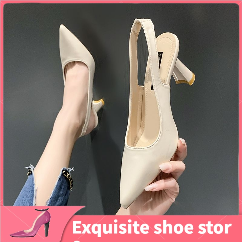 Korean High Heeled Leather Boots SD01494 main image 0
