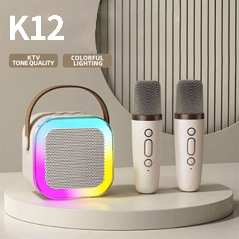 K12 mini karaoke wireless speaker bluetooth microphone home KTV ...