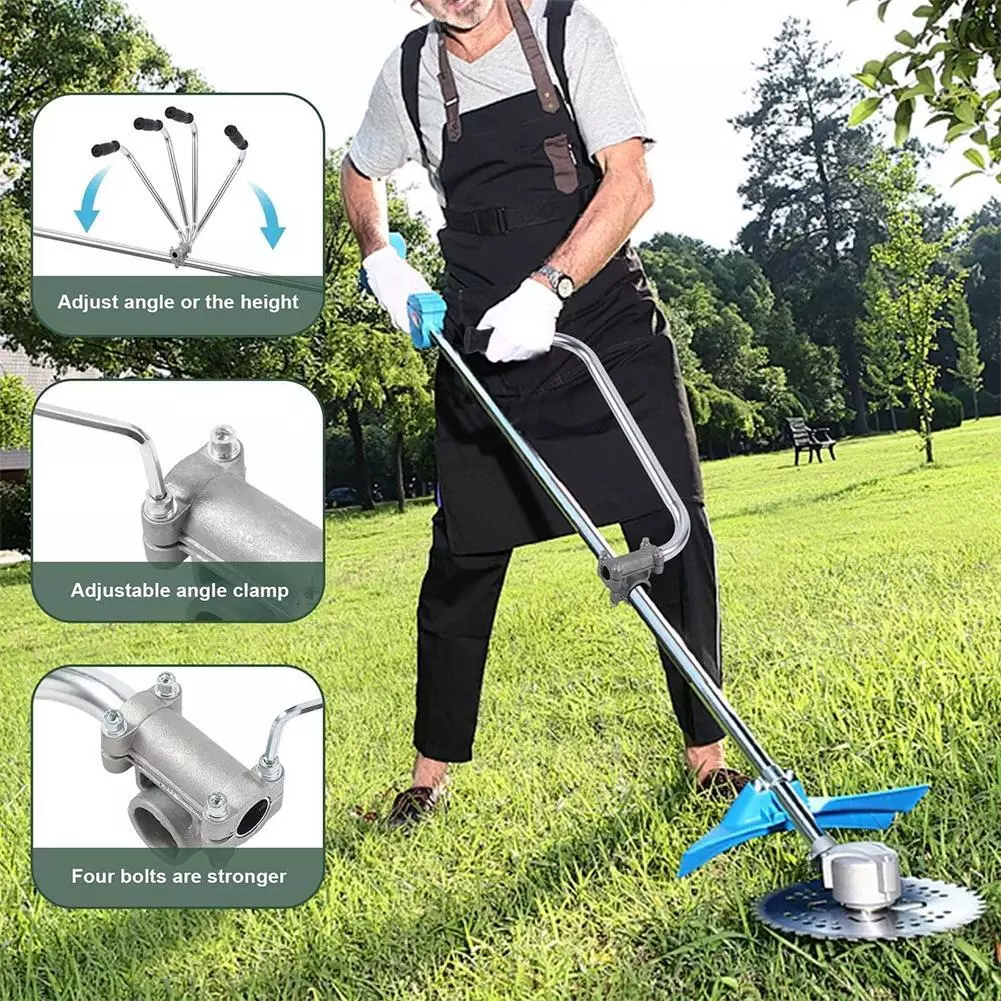 Poignée Ergonomique Pour Débroussailleuse Stihl FS - Guidon Anti-Dérapant Aluminium/ABS