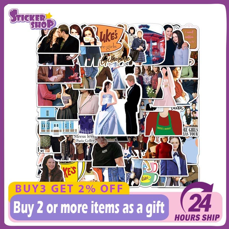 51pcs American TV Show Gilmore Girls Sticker DIY Laptop Cup ...