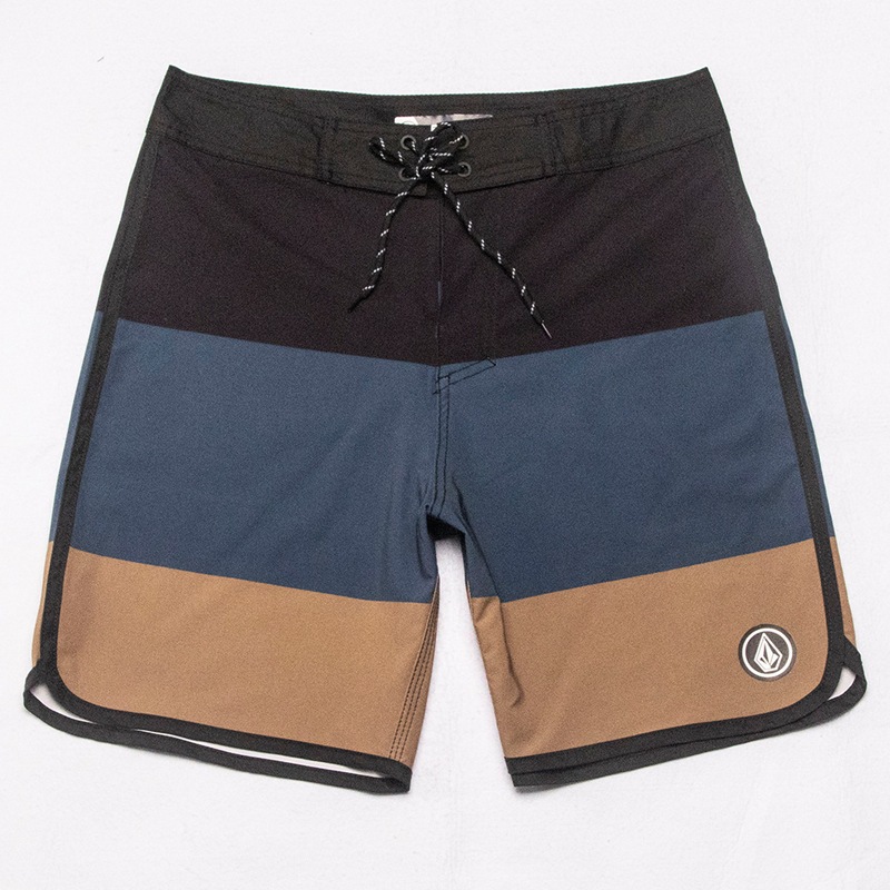 Volcom Men‘s Bermuda 4-Way Elasticity Waterproof Board Shorts Casual Home  Beach Pants Quick-dry Beach Surf Pants