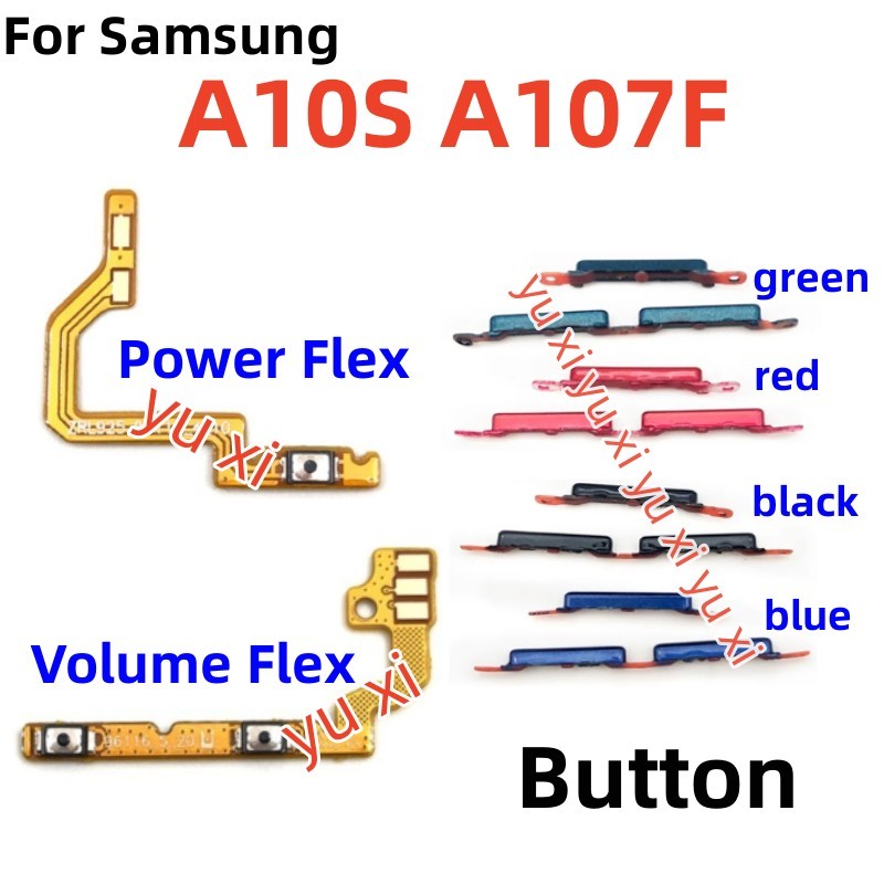 Power Volume Flex Cable For Samsung Galaxy A10s A107f Volume Power Onoff Button Switch Flex 8392