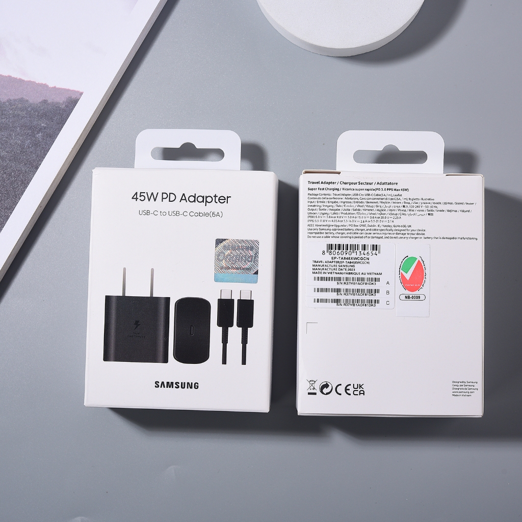 Original 45W PD Adaptive Fast Charger 2.0 Adapter 1M 5A USB TYPE C To ...