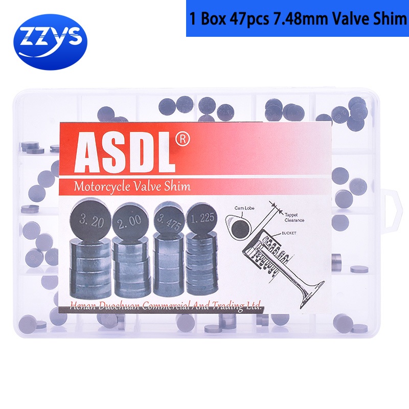 ウメ 9.48mm Shims TOFR 47PCS Valve Shim Kit 9.48mm - Motorcycle Valve