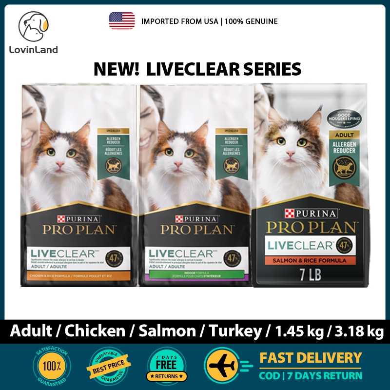 Purina Pro Plan Liveclear Cat Dry Food High Protein Allergen Reducer 