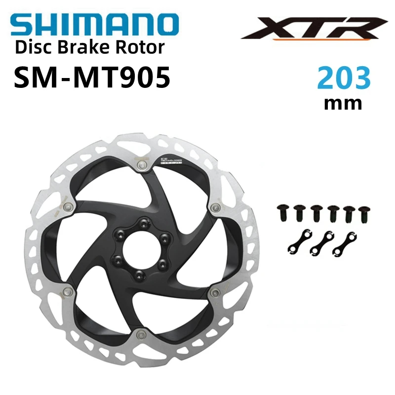 Shimano – disque de ein à disque Deore XT SM RT76 SM-RT76, 6 trous au Center du disque