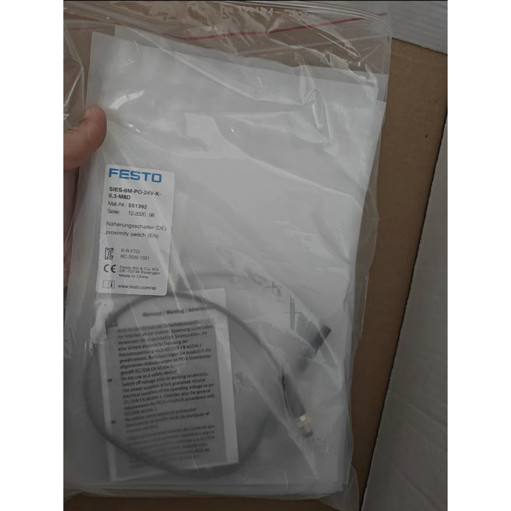 Interruttore Di Prossimità Festo SIES-8M-PO-24V-K-0,3-M8D 551392 – NUOVO - Foto 4