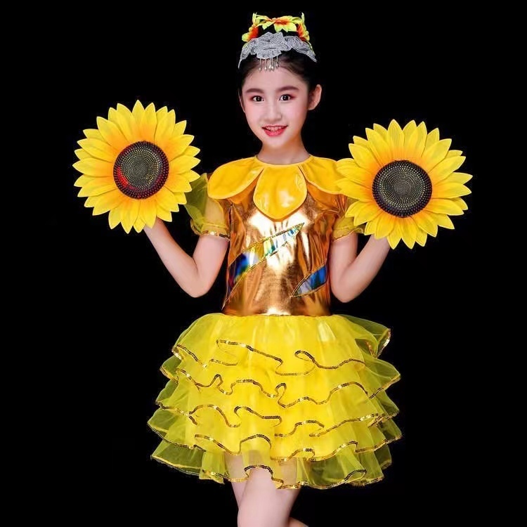 Children's Performance Costume Xiaohe Elegant Demeanor Blossoming ...