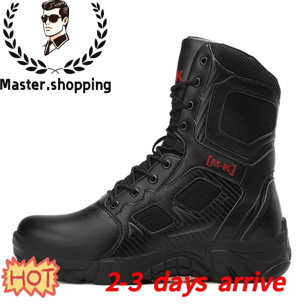 Cross-border hot sale large size army fan combat boots hiking shoes ...