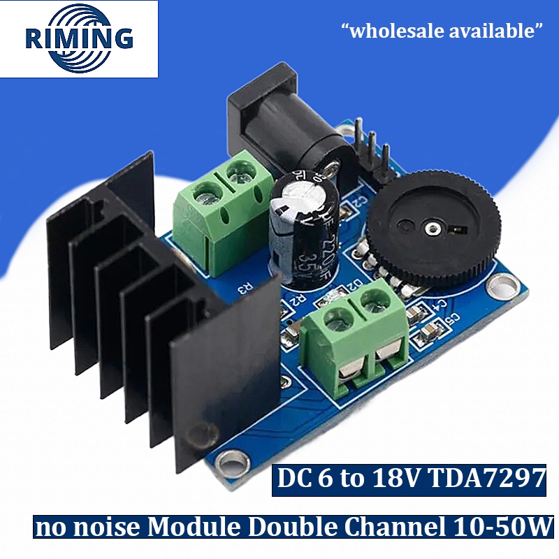 High Quality Audio Power Amplifier DC 6 to 18V TDA7297 no noise Module