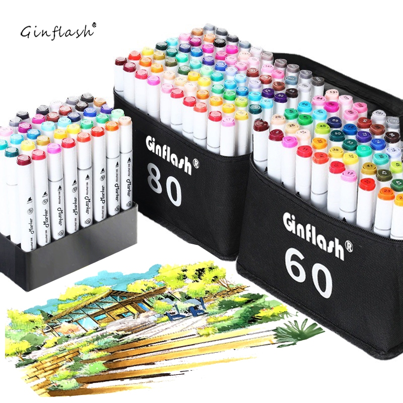 Touch Marker Set Matching Art Markers Brush Pen Sketch Alcohol Based ...