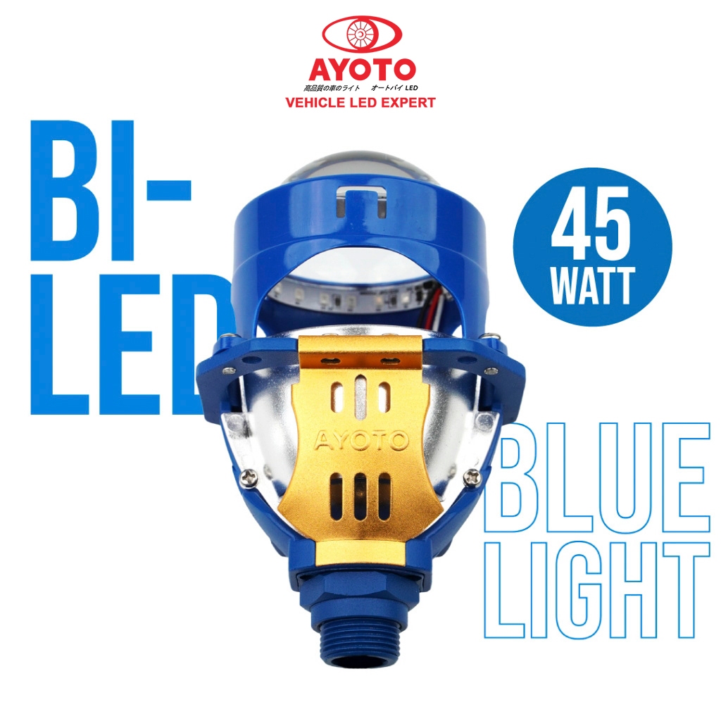 AYOTO BI LED 2.5 INCH Projector lens Custom Headlight Bulb Lamp 12V ...