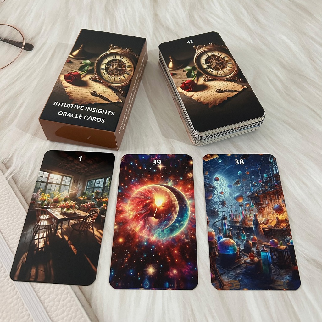 Multilingual Guide Card 66PCS 68*120mm Psychological Test Intuitive ...