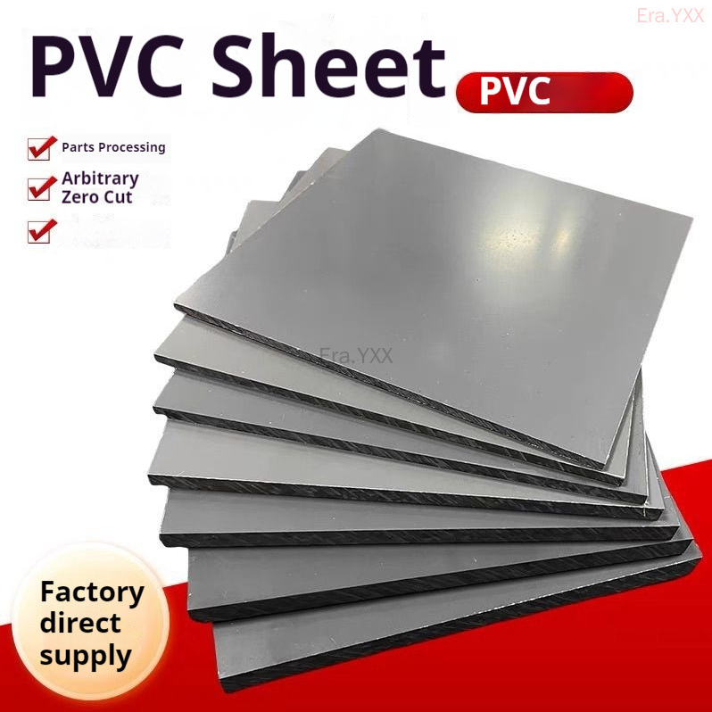 BuyPlastic Dark Gray PVC Sheet – Chemical Resistant – 1/4" Thick X 12" X 24"