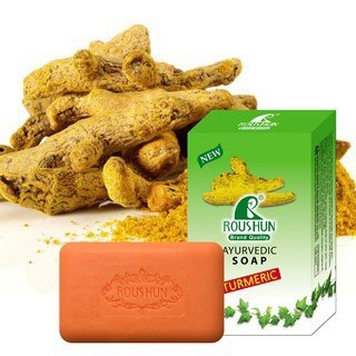 75G ROUSHUN Turmeric Bar Soap (AYURVEDA) | Shopee Philippines