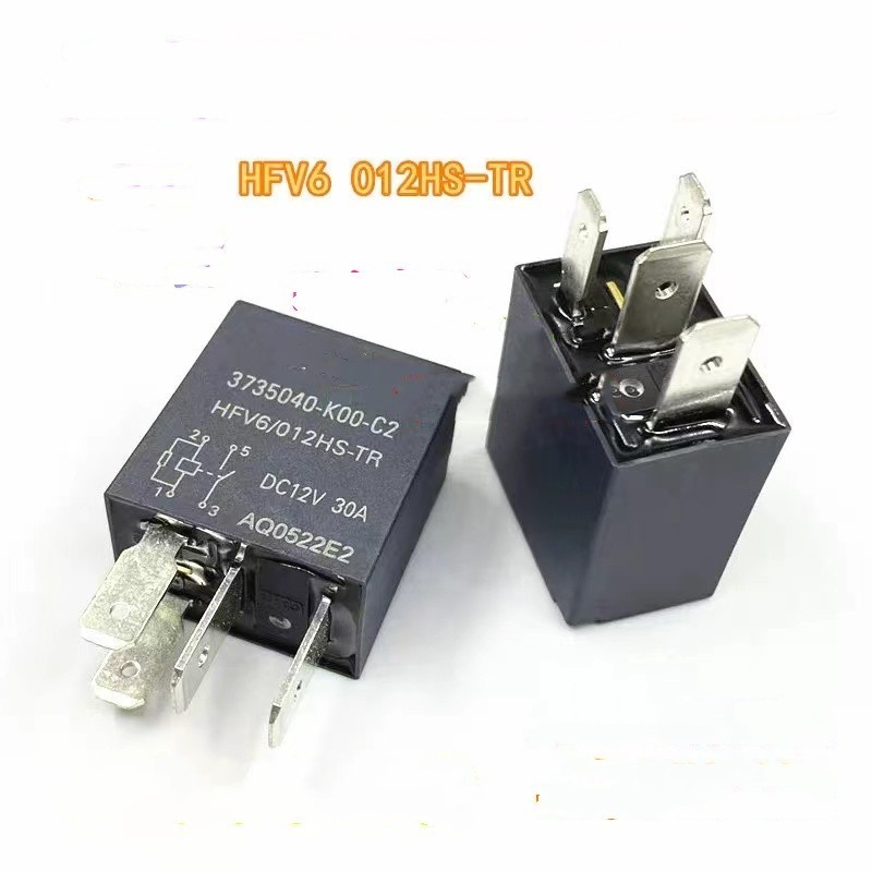 Relay HFV6 012H-TR HFV6-G 12-HT-R 12V 4-Pin Car Headlight Fan Air ...