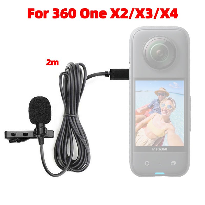 Protection Micro Coupe-Vent Pour Insta360 X4 - Lot De 6 | Réduction Bruit Vent Extérieur