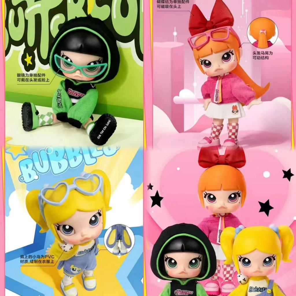 POP-MART MOLLY+Powerpuff Girls Series Action Figure | Shopee Philippines