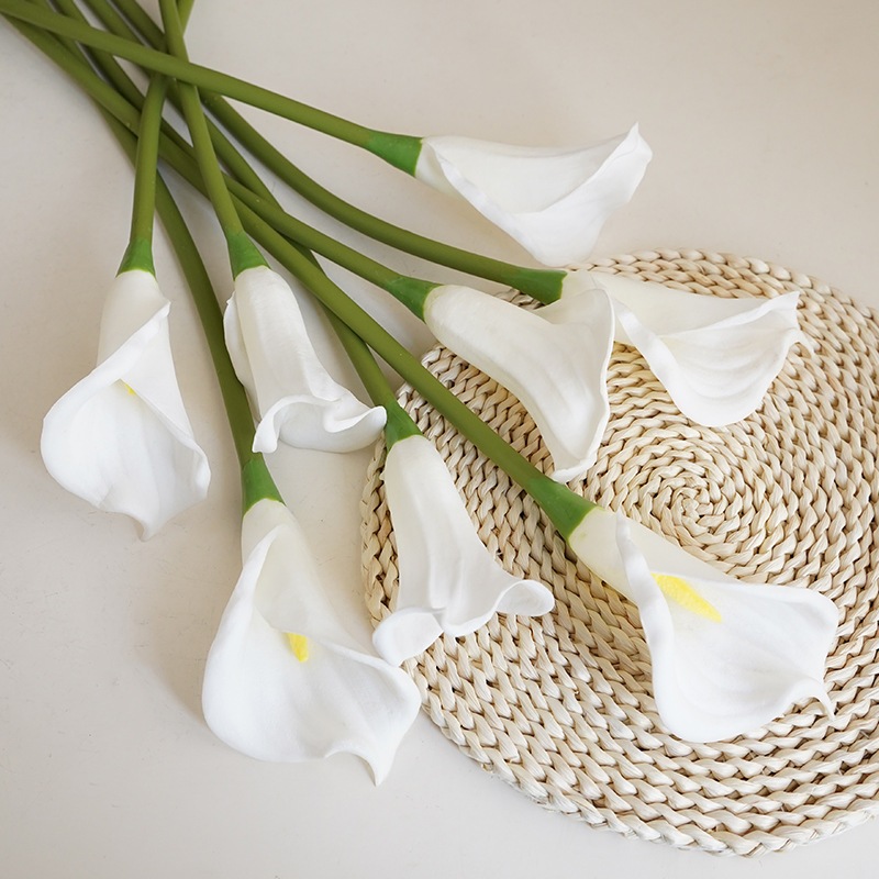 5 10pcs White Pink Real Touch Calla Lily Artificial Flowers Calla Lily