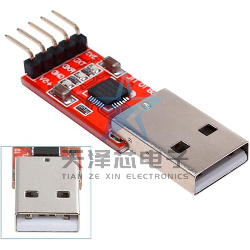 CP2102 CH9102 Module USB to TTL 5PIN Serial Converter Adapter Module ...