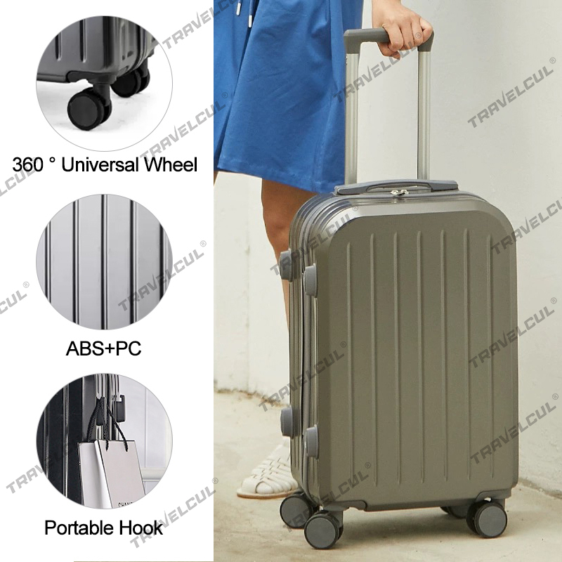 TRAVELCUL 14 20 24 Inch Hand Carry Luggage 7kg USB Charger Luggage Travel Bag Cup Holder Suitcase Shopee Philippines