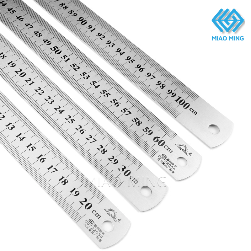 15cm 20cm 30cm 60cm long ruler stainless steel Metal | Shopee Philippines
