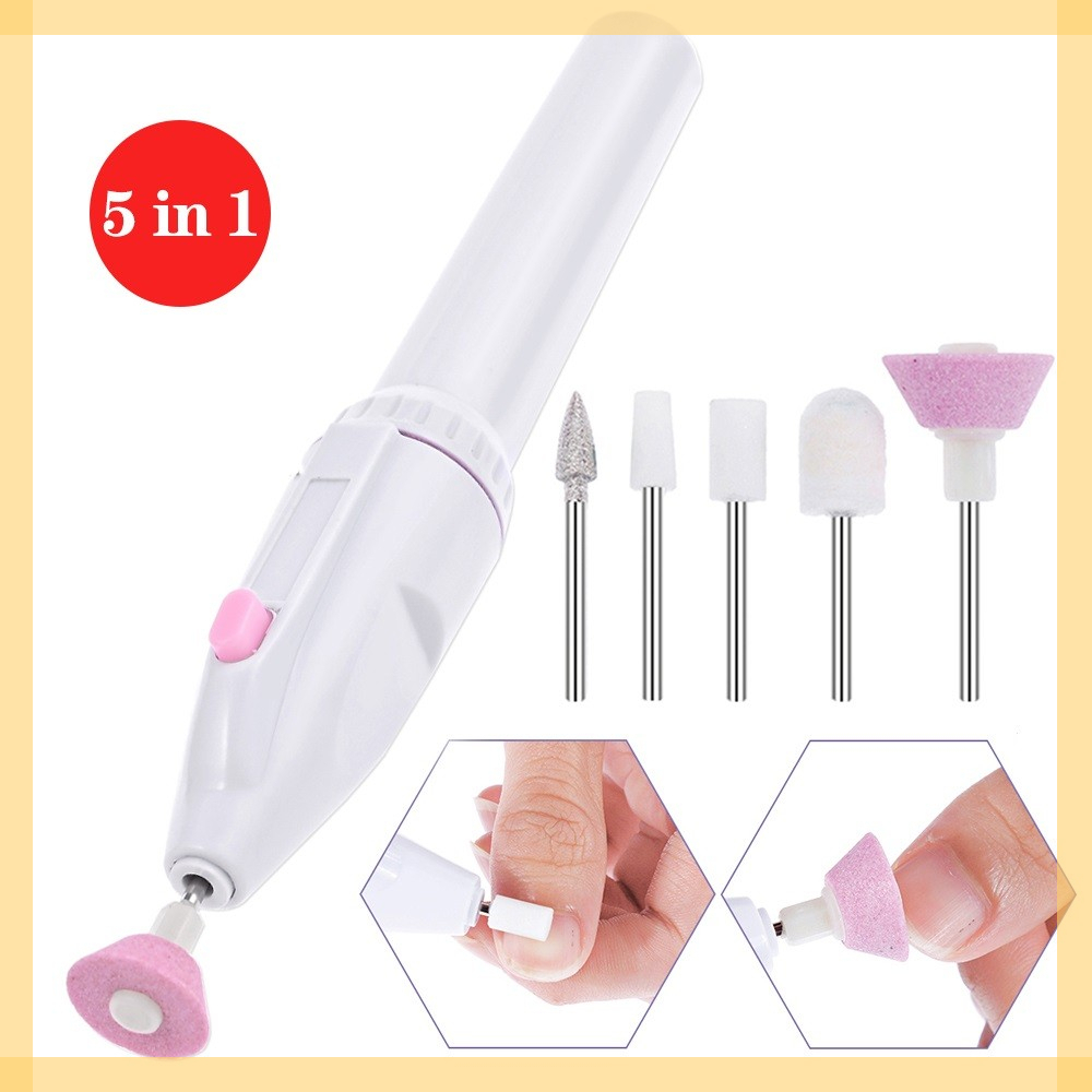 Electric Nail File Portable Electric Nail Drill Buffer File Art ...