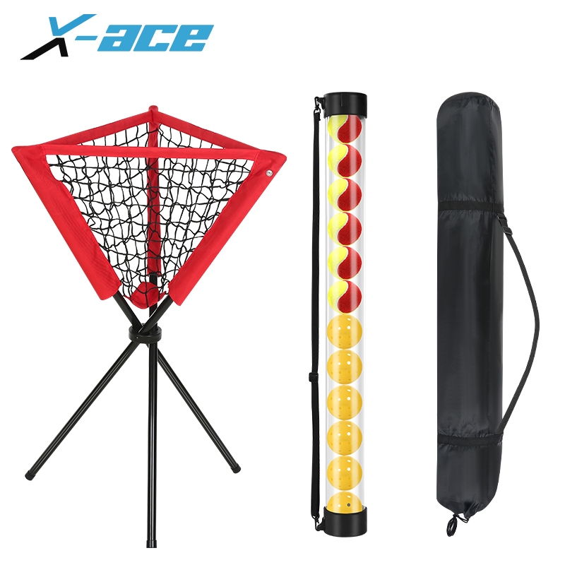 Pickleball Caddy PodiuMax Tennis Ball Hopper With Wheels Foldable 150 180 Ball Capacity Pickleball Caddy 1180328 - View #9