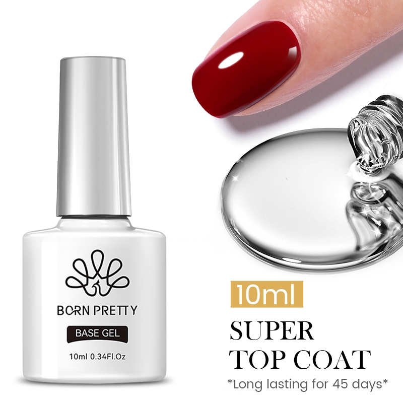 Born Pretty Super Top Coat Base Gel Long Lasting Soak Off Gel Polish