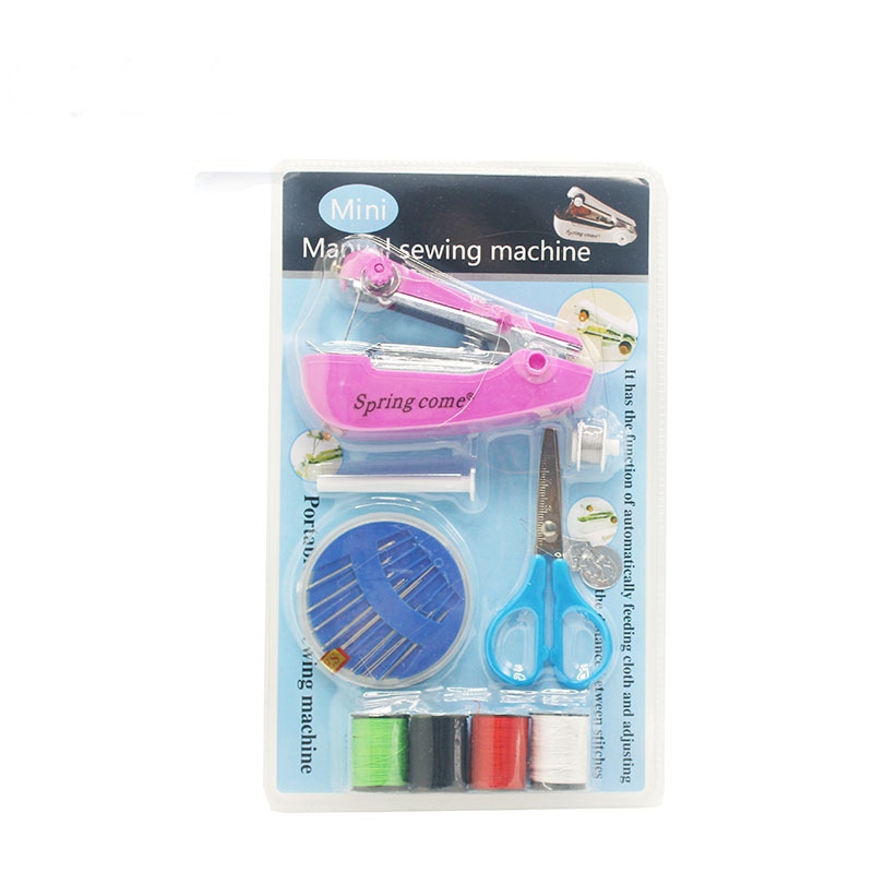 Handheld Sewing Machine Set, Portable Mini Manual Sewing Machine