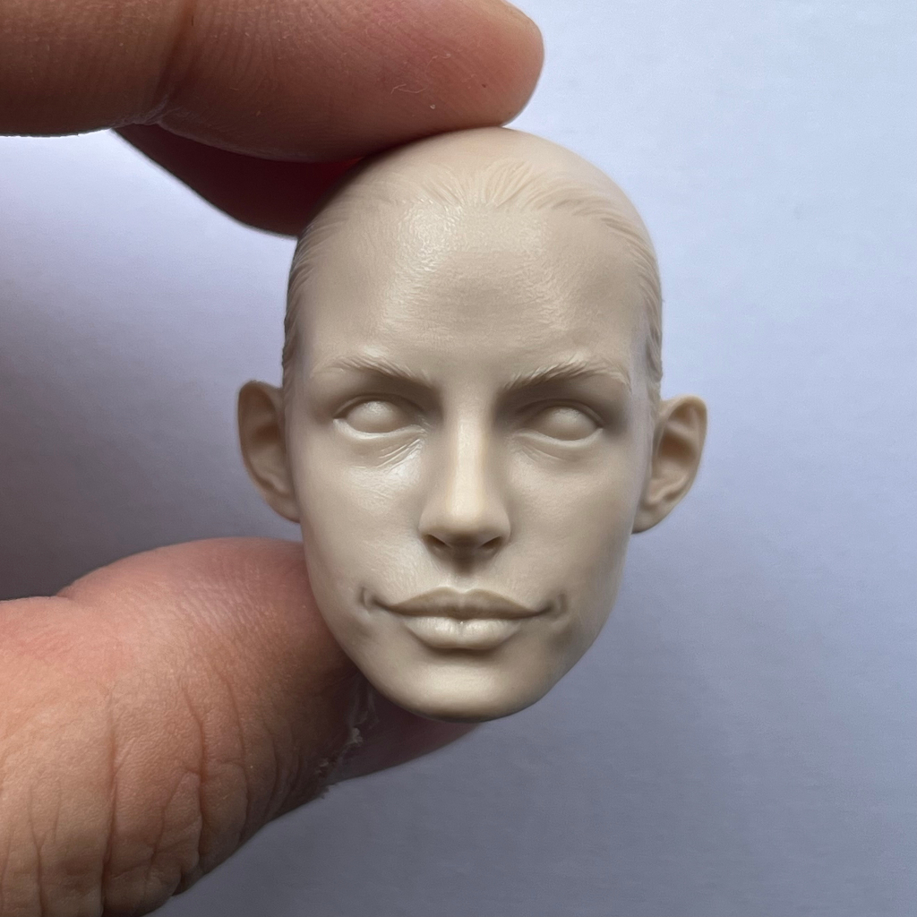 Unpainted 1/6 Scale Catwoman Anne Hathaway Head Sculpt Model Fit For 12 ...