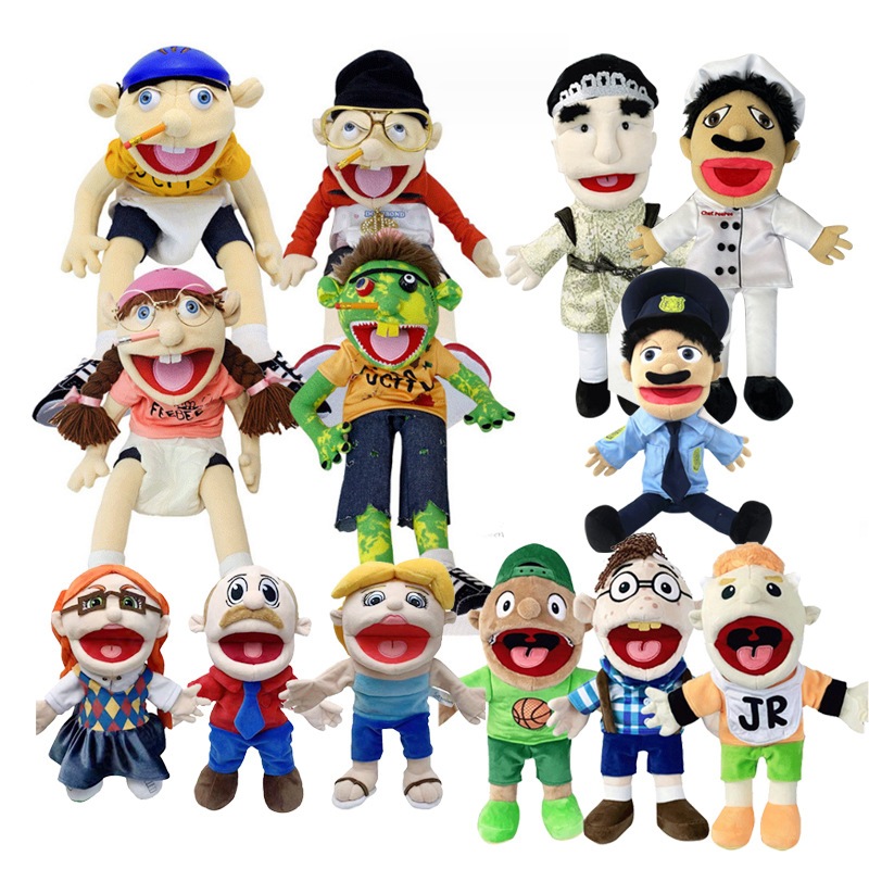 Soft Jeffy Puppet Plush Toy Cute Puppets With Working Mouth For Show ...