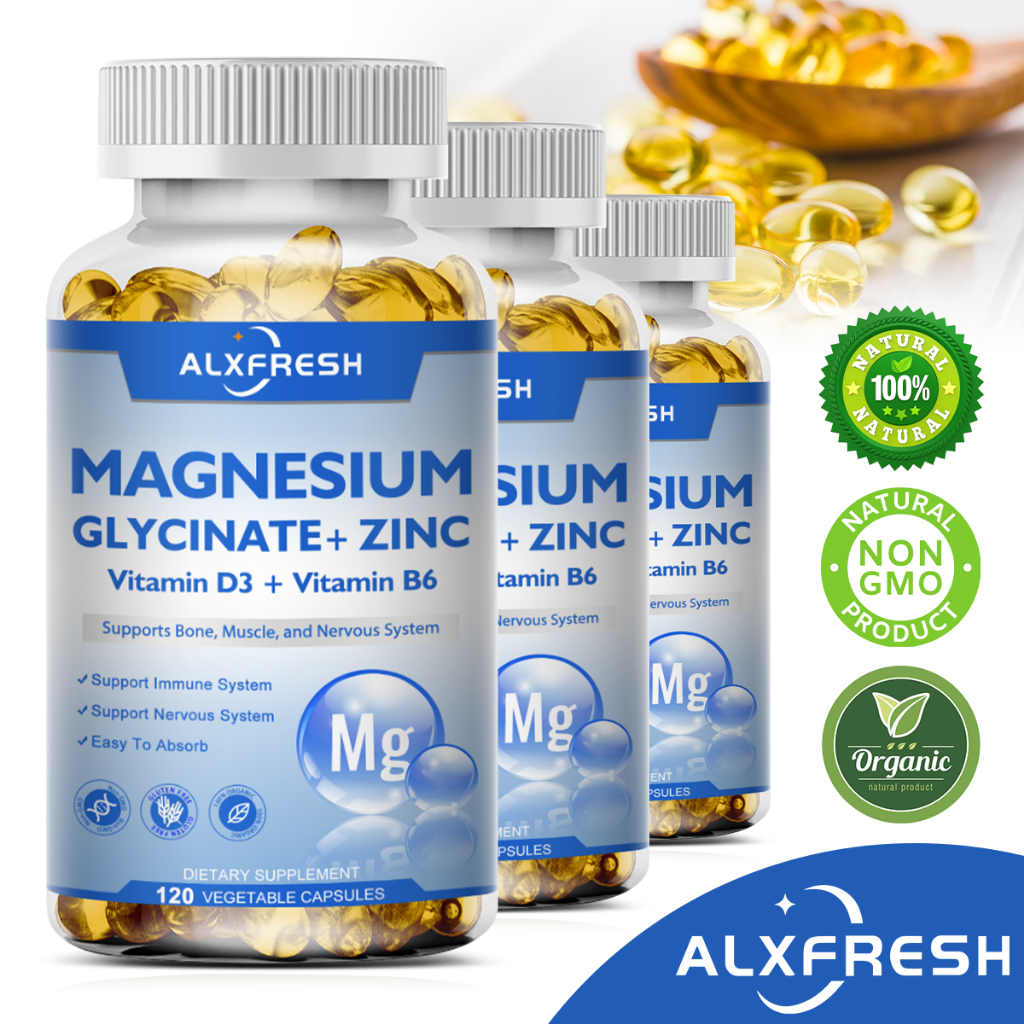 Magnesium Glycinate Capsule Health Option for Brain Memory, Sleeping ...