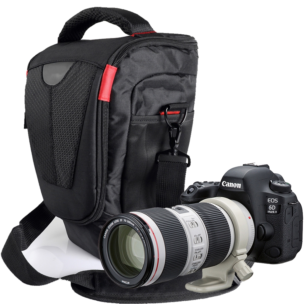 Large Camera Shoulder Bag Waterproof Cover Dslr Camera Bag For Canon Eos 6d 6d2 5d Mark Iv V Ii