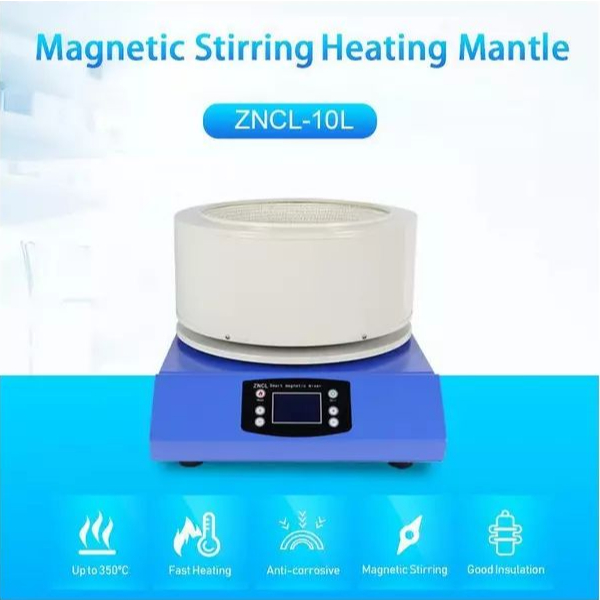 10L Magnetic Stirring Heating Hood Laboratory Equipment Digital ...