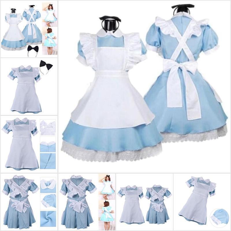Hsctek Alice In Adult Wonderland Sexy Anime Maid Outfit Lolita Cosplay ...