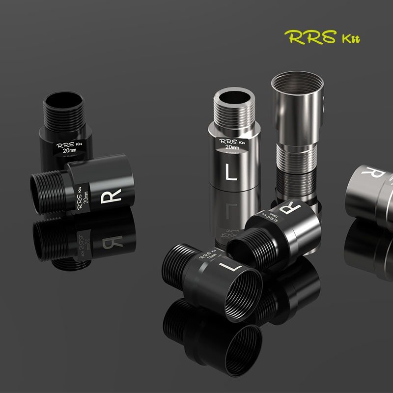 Rrskit Bicycle Pedal Extension Bolts Spacers R66e Extender Axle Crank ...