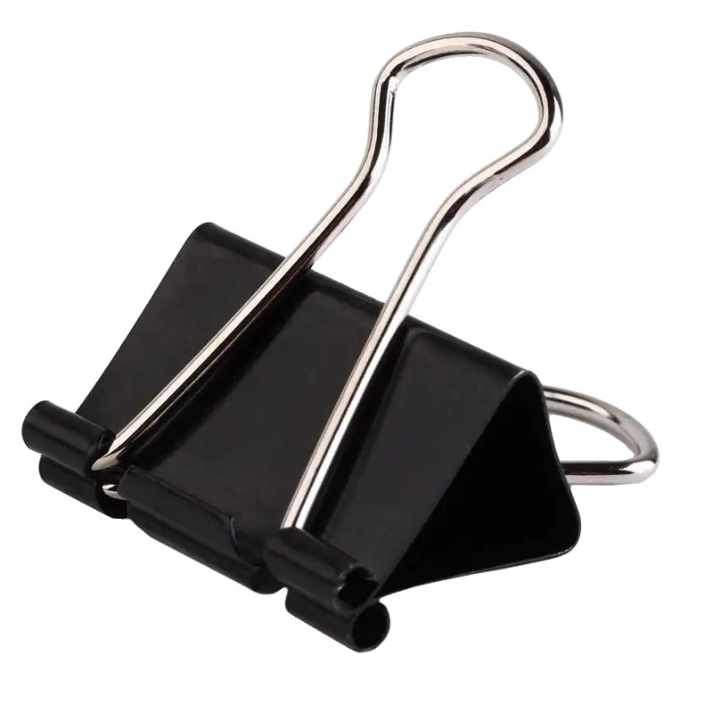 5pcs/set Metal Binder Clips Multisized Notes Letter Paper Clip Tickets ...
