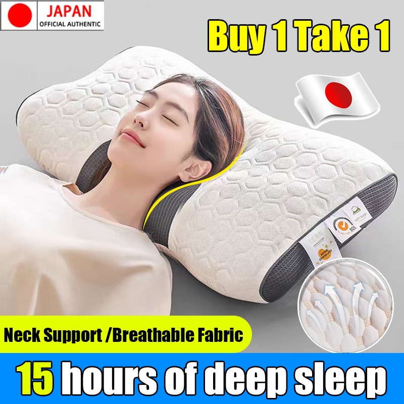 ⭐Buy 1 Take 1 ⭐Japan Ergonomic Pillow Cervical Pillow Orthopedic Neck ...