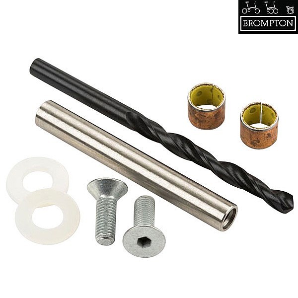 Brompton Rear Hinge Bush Kit Inc. Spindle Tools etc for older A C Line ...
