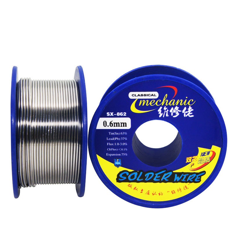 MECHANIC Double Rosin Hole Solder wire SX-862 Tin Lead Tin Wire Low ...