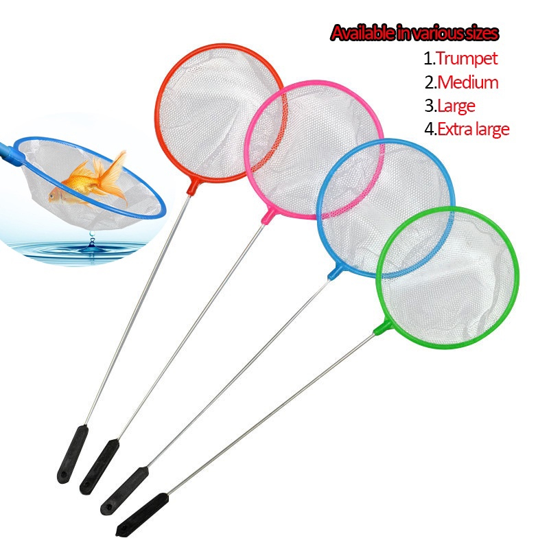 Shrimp Net and Fish Net Aquarium Colorful Round Fish Net for Daphnia ...