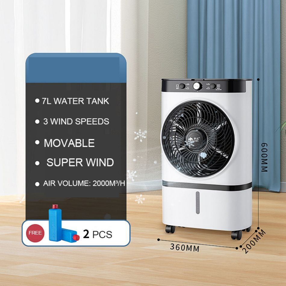 Mobile Air Conditioner Fan with Remote - Effortless Cooling Air Cooler