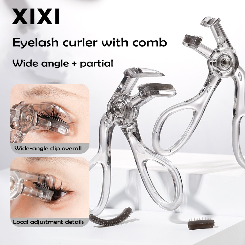 XIXI Eyelash Curler with Comb Eyelash Curler Lasting Curl Natural ...