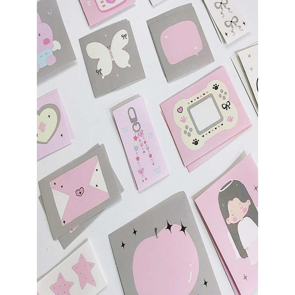 Ins Style Sticker Pack Original Ballet Cute Stickers Writable Handbook ...